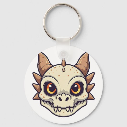 Cute Dragon Skull キーホルダー (裏面)