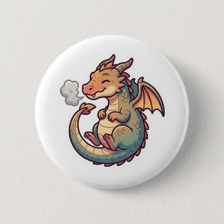 Cute Dragon Zodiac 缶バッジ