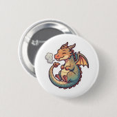 Cute Dragon Zodiac 缶バッジ (正面&裏面)