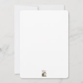 Cute Dragonfly Orange Pink Girl Birthday 招待状 (裏面)