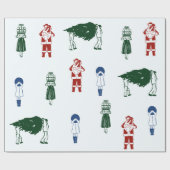 Cute Drawing Christmas  ラッピングペーパー (フラット)