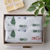 Cute Drawing Christmas  薄葉紙 (ギフト)