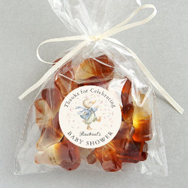 Cute Duck Baby Shower Thank You Favor ラウンドシール