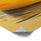 Cute Duck Bath Time Print Yellow Rubber Duck Print ポスター (角)