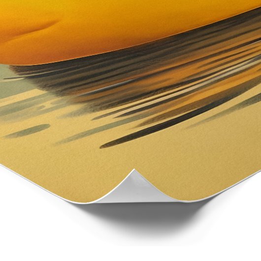 Cute Duck Bath Time Print Yellow Rubber Duck Print ポスター (角)