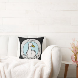 Cute Duck "Cant Eat Bread" Celiacs Disease クッション