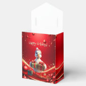 Cute Duck Christmas Holiday Favor Box フェイバーボックス (オープン)