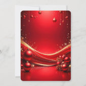 Cute Duck Christmas Holiday Party Invitation 招待状 (裏面)