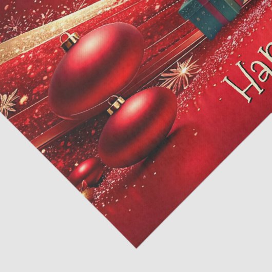 Cute Duck Christmas Holiday Tissue Paper 薄葉紙 (詳細)