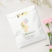 Cute Duck Theme Kids Birthday Party フェイバーバッグ (封をした状態)