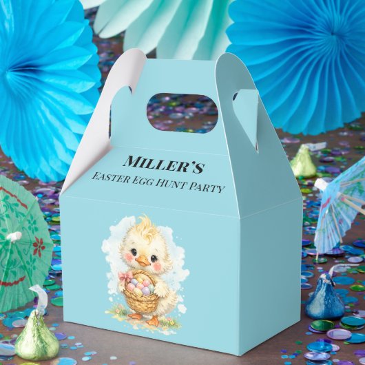 Cute Duckling Easter Egg Party Favor フェイバーボックス (パーティー)