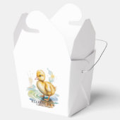 Cute Duckling Gender Neutral Baby Shower フェイバーボックス (オープン)