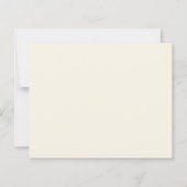 Cute Duckling with Ribbon Baby Shower Advice Card (裏面)