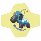 Cute dune buggy off road vehicle cartoon サッカーボール (フラット)