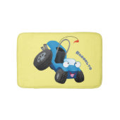 Cute dune buggy off road vehicle cartoon バスマット (正面)