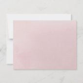 Cute dusty rose stars kids Personalized Stationery ノートカード (裏面)