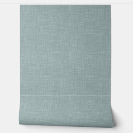 Cute Dusty Teal Blue Linen Look Texture 壁紙