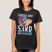 cute earth day 53rd anniversary earth day  5 tシャツ (正面)