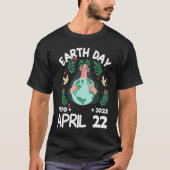cute earth day 53rd anniversary earth day 9 tシャツ (正面)