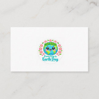 Cute Earth Day Enclosure Card エンクロージャーカード