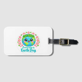 Cute Earth Day Luggage Tag ラゲッジタグ