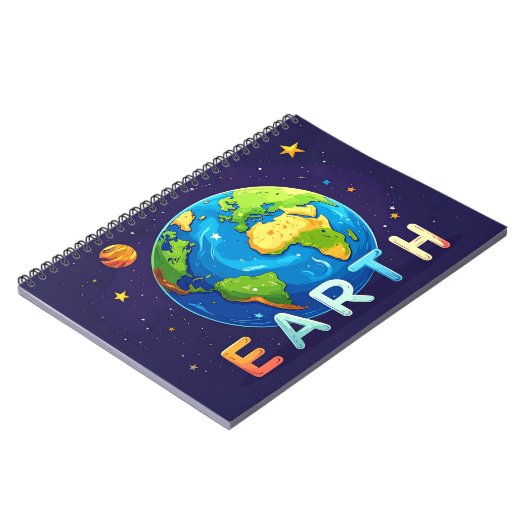 Cute Earth Design – Educational ノートブック (左側)