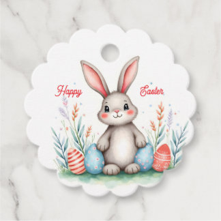 Cute Easter Bunny And Eggs Popular Collection フェイバータグ
