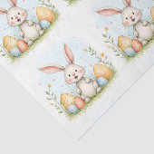 Cute Easter Bunny And Eggs Trendy Collection 薄葉紙 (詳細)