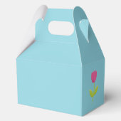 Cute Easter Bunny Baby Blue Customized Party フェイバーボックス (裏面)