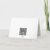 Cute Easter Bunny Children's Holiday Card シーズンカード (裏面)