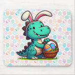 Cute, Easter bunny dinosaur Mouse Pad マウスパッド<br><div class="desc">.</div>