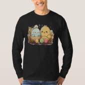 Cute Easter Bunny Easter Egg Men Women Kids  13 Tシャツ (正面)