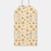 Cute Easter Bunny Kids' Birthday Party Thank You  ギフトタグ (裏面)