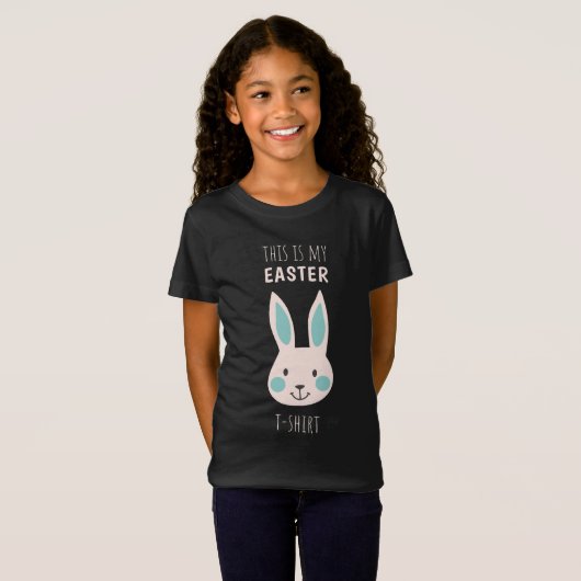 Cute Easter Bunny Kids Tee Tシャツ (正面フル)