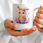 Cute Easter Bunny Latte Mug – Adorable Pastel Rab カフェラテマグ