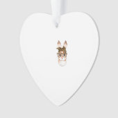 Cute Easter Bunny Mom Easter Leopard Year of The R オーナメント (正面)