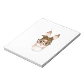 Cute Easter Bunny Mom Easter Leopard Year of The R ノートパッド (回転)