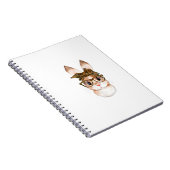 Cute Easter Bunny Mom Easter Leopard Year of The R ノートブック (右側)