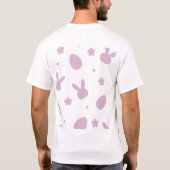 Cute Easter Bunny Pattern Shirt – Pastel Bunny & E Tシャツ (裏面)