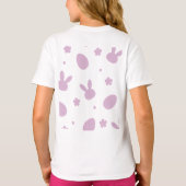 Cute Easter Bunny Pattern Shirt – Pastel Bunny & E Tシャツ (裏面)