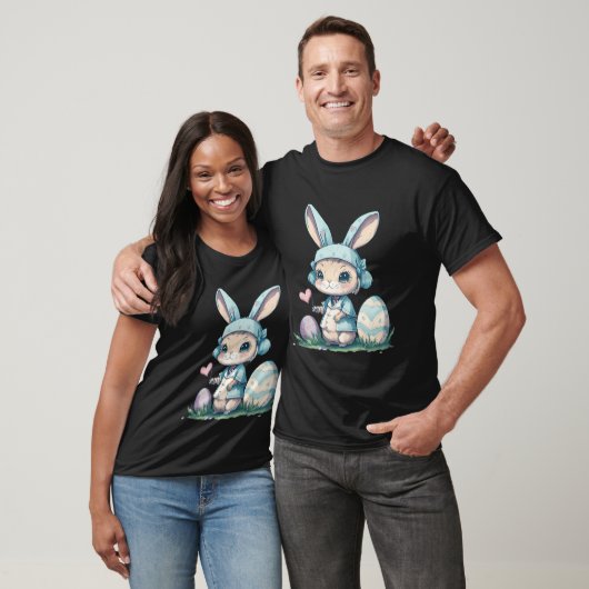 Cute Easter Bunny Pun Easter Eggs Tシャツ (ユニセックス)