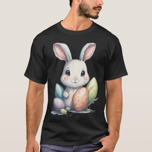 Cute Easter Bunny Pun Easter Eggs Tシャツ (正面)