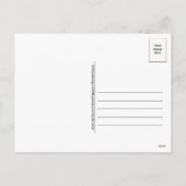 Cute Easter Bunny Watercolor Postcard シーズンポストカード (裏面)