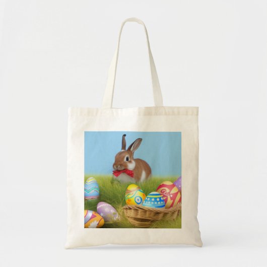 Cute Easter Bunnyfor a positive mood   トートバッグ (正面)