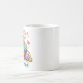 Cute Easter Capybara Eggs  コーヒーマグカップ (中央)