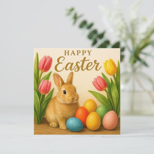 Cute Easter Card. シーズンカード (スタンド正面)