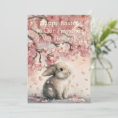 Cute Easter Card for Veterinary Personal シーズンカード (スタンド正面)