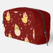 Cute Easter Chick with Pink Bow Seamless Pattern  ドップキット (右コーナー)