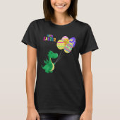 Cute Easter Dino Balloon Design Tシャツ (正面)