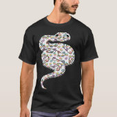Cute Easter Egg Ball Python  Easter Day 2023 Tシャツ (正面)